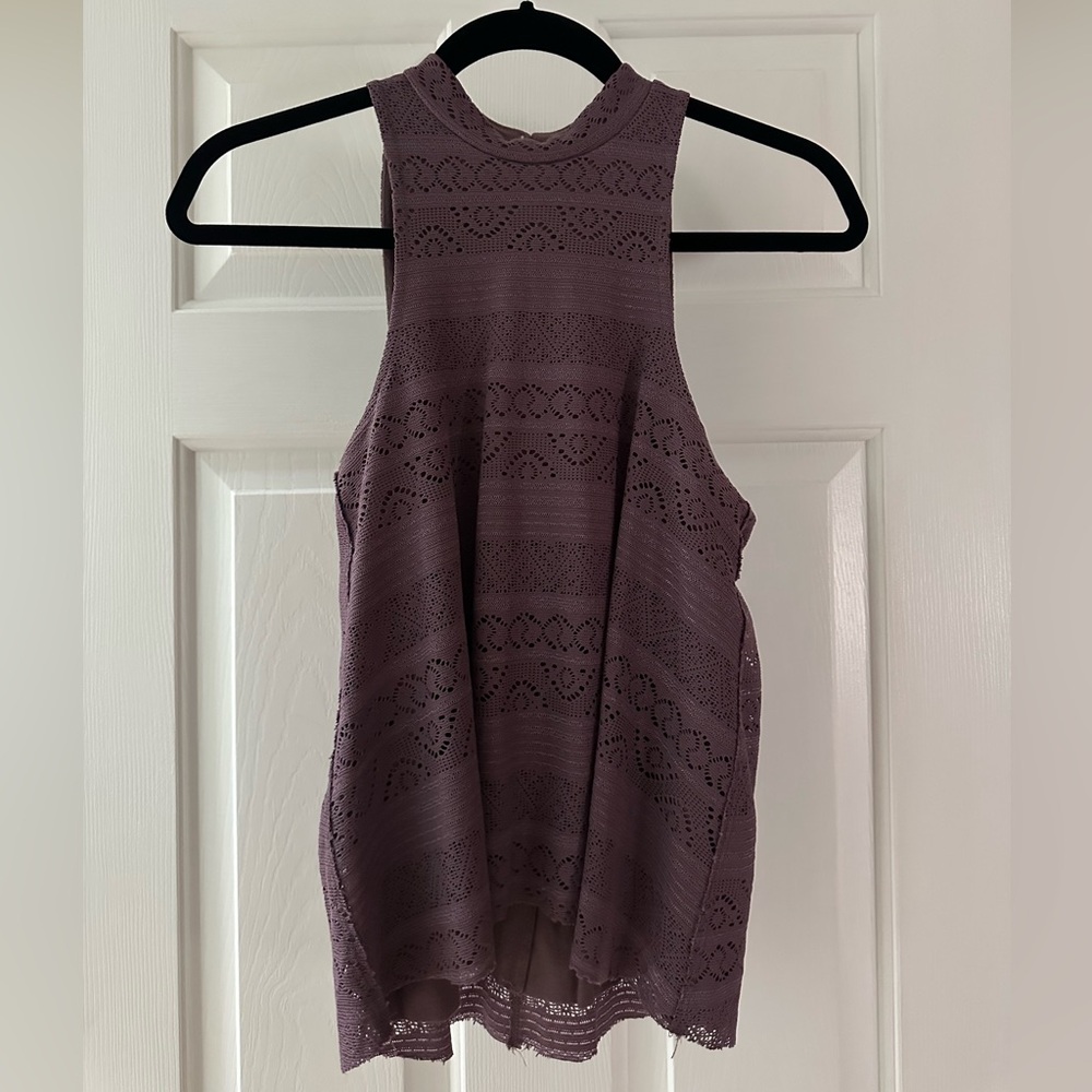 Hollister Purple Sleeveless Tank Top